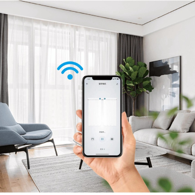 มอเตอร์ม่านอัจฉริยะสำหรับควบคุมม่านอัตโนมัติในระบบ Smart Home